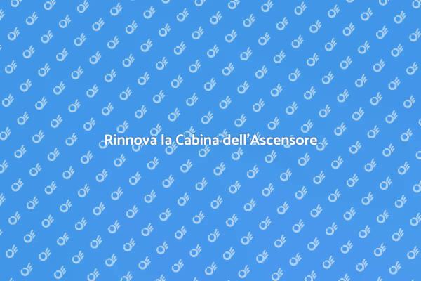 Manutenzione della Cabina dell'Ascensore