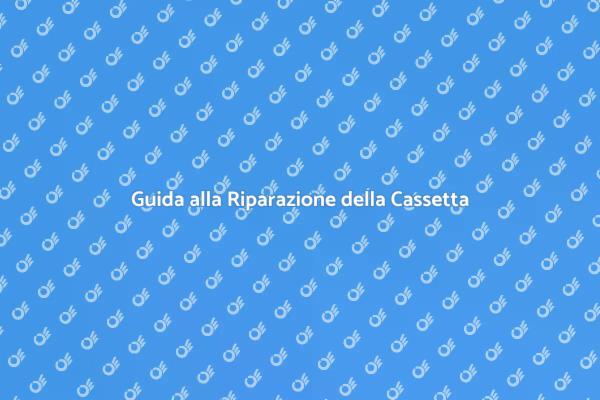 Riparazione Facile della Cassetta di Scarico