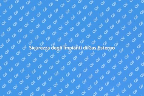 Certificazione Impianto Gas Esterno