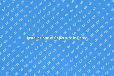 Copertura in Rame Preverniciato