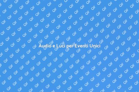 Set Audio e Luci per Eventi