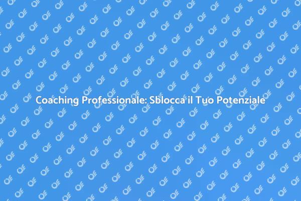 Career Coach: La Chiave per il Successo