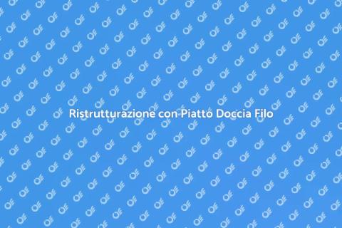 Piatto Doccia a Filo Pavimento