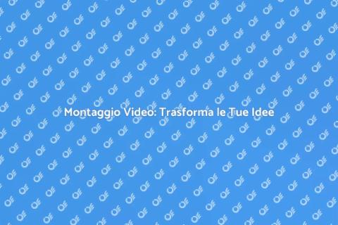 Montatore di Video Professionale