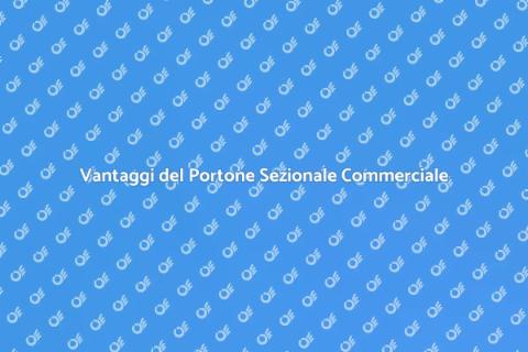 Portone Sezionale per Edifici Commerciali