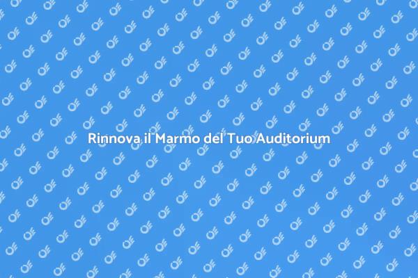 La Lucidatura del Marmo in Auditorium