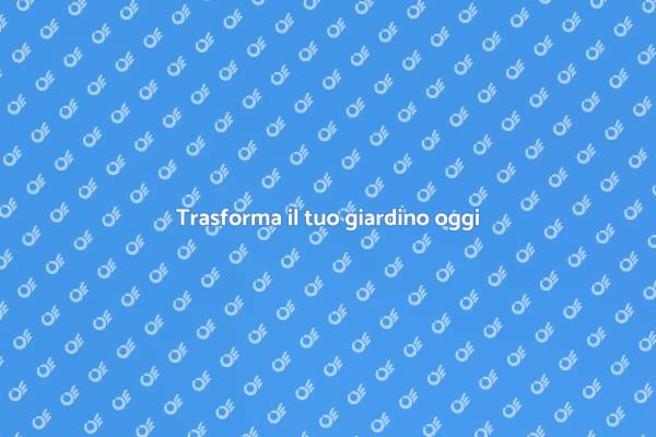 Rinnova il tuo giardino con noi