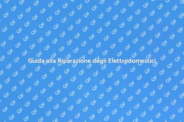 Come Sistemare Elettrodomestici Guasti