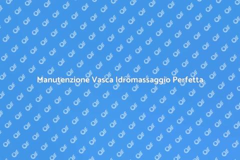 Pulizia e Manutenzione Vasca Idromassaggio