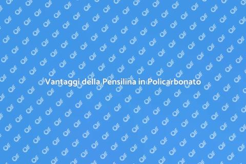 Pensilina in Policarbonato Trasparente