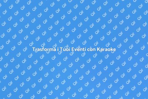 Noleggio Karaoke Professionale per Eventi