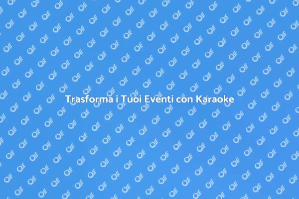 Karaoke Professionale per Ogni Occasione