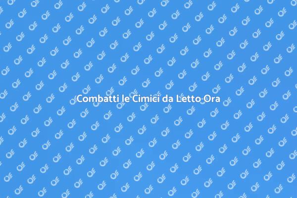Rimuovi le Cimici da Letto Subito