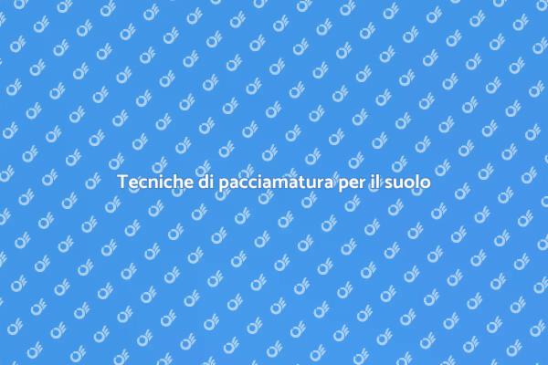 La pacciamatura: proteggi il tuo suolo