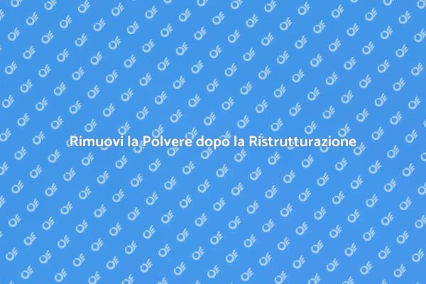 Riscopri il Tuo Spazio dopo la Ristrutturazione