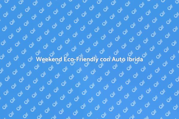 Scopri il Noleggio di Auto Ibride
