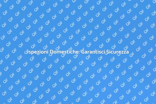 Sicurezza e Qualità: Ispezione Necessaria