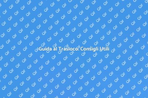 Traslocare in un Nuovo Appartamento