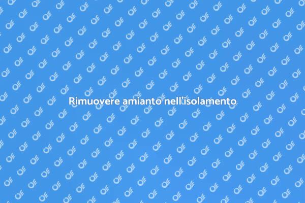 Come bonificare l'amianto in casa