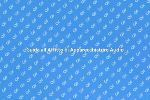 Affittare Apparecchiature Audio Video