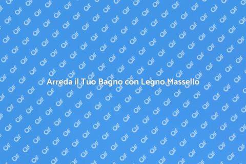 Mobile Bagno con Ripiani in Legno