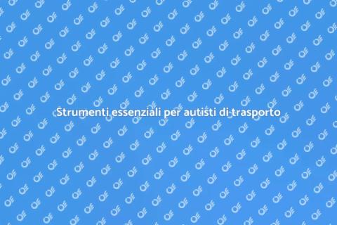Equipaggiamento per autisti di trasporto