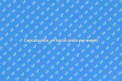 Prenota un caricaturista per eventi