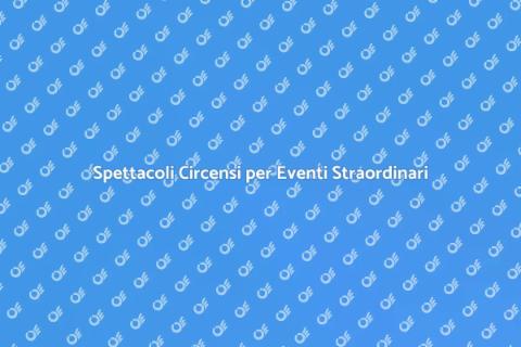 Animazione Circense per Eventi Pubblici