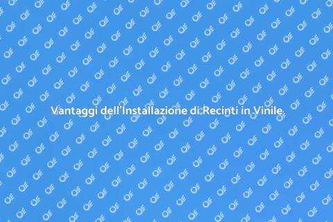 Installare un Recinto in Vinile