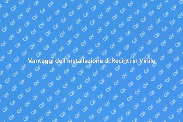 Come Installare un Recinto in Vinile