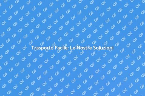 Servizi di Trasporto Efficaci e Affidabili