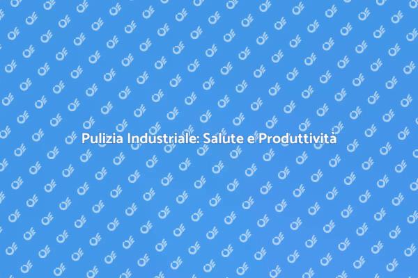 Servizio di Pulizia per Ambienti Industriali