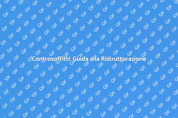 Ristrutturazione con Controsoffitti