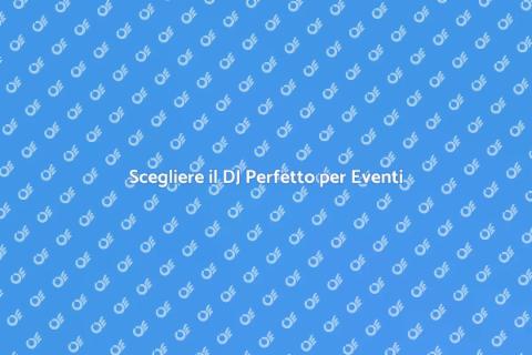 Ingaggiare un DJ per eventi straordinari