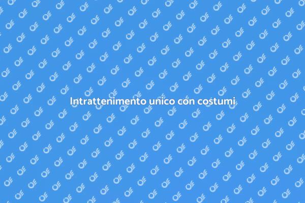 Rendi speciale il tuo evento con costumi