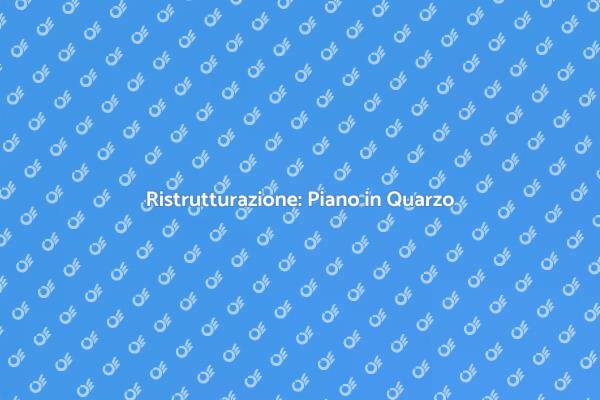 Crea il Tuo Piano di Lavoro in Quarzo