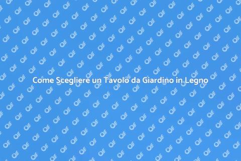 Tavolo da Giardino in Legno: Stile e Comfort