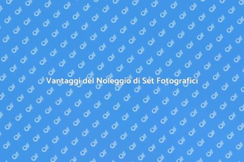 Noleggiare un Set Fotografico per Studio