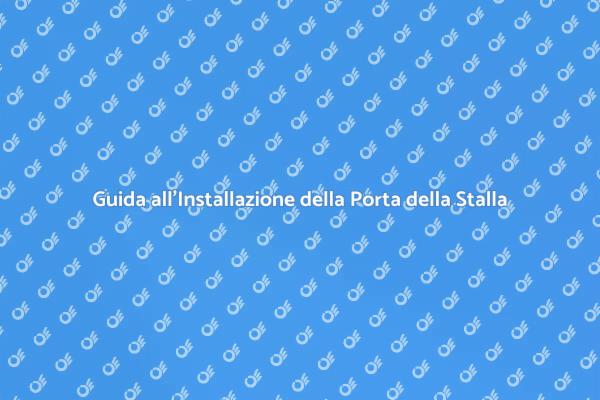 Come Installare la Porta della Stalla