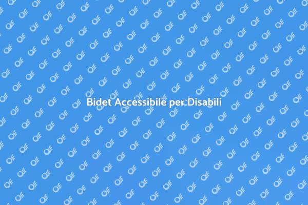Ristrutturare per l’Accessibilità: Bidet
