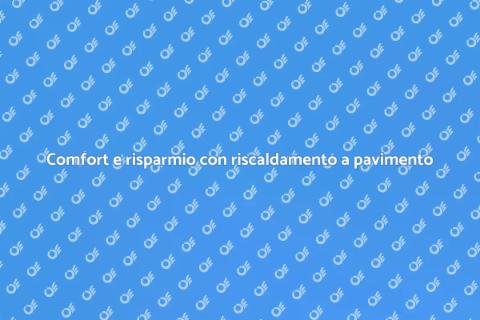 Riscaldamento a pavimento efficiente