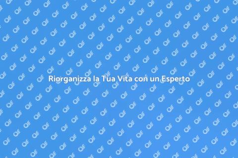 Chiama un Organizer Personale Oggi