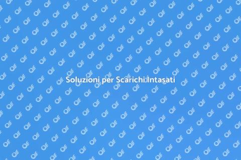 Intervento per Scarico Intasato