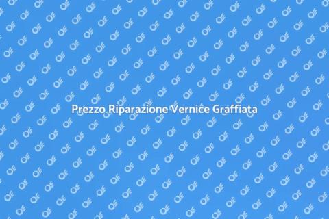 Costo Riparazione Vernice Graffiata