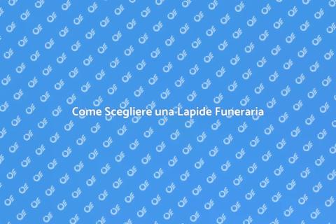 Nuova Lapide Funeraria: Un Ricordo
