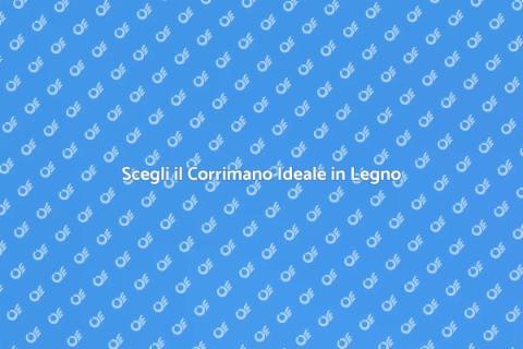 Corrimano in Legno con Alluminio