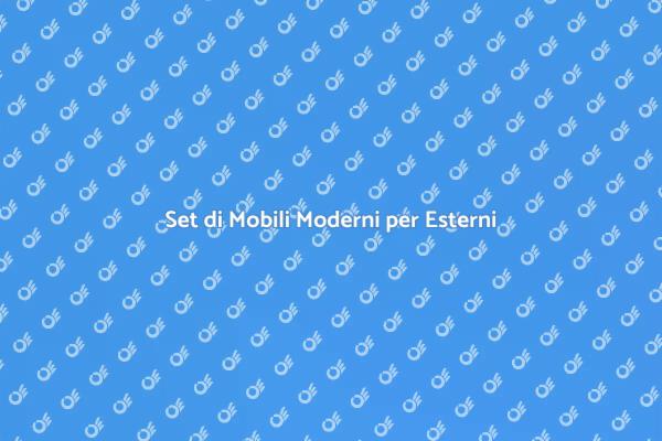 Trasforma il Tuo Hotel con Mobili Esterni