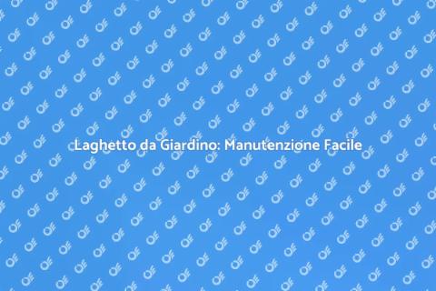 Manutenzione Laghetto con Piante Filtranti