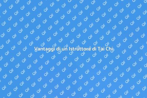 Istruttore di Tai Chi Certificato