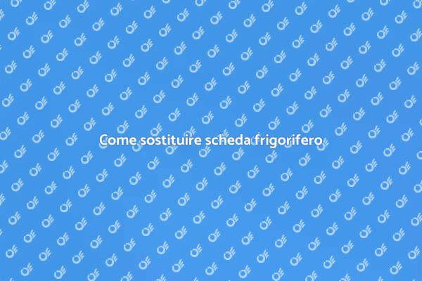Ripara il tuo frigorifero facilmente
